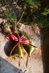 Plush Bells Ornament | Golden Bells