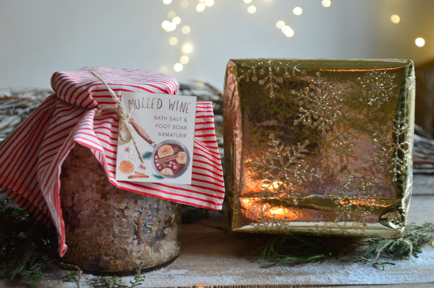 Mulled Wine Bath Salt & Foot Soak Gift