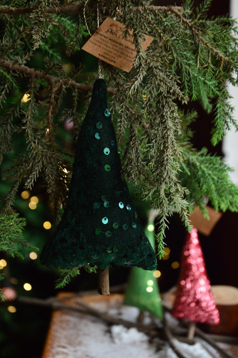 Fragrant Plush Tree Ornament | Fir Tree