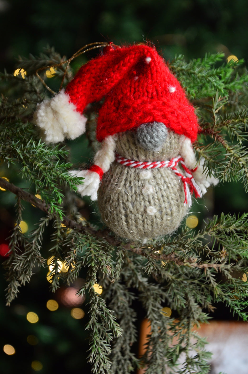 Monsieur Gnome | Woven Stories Handknit Ornaments