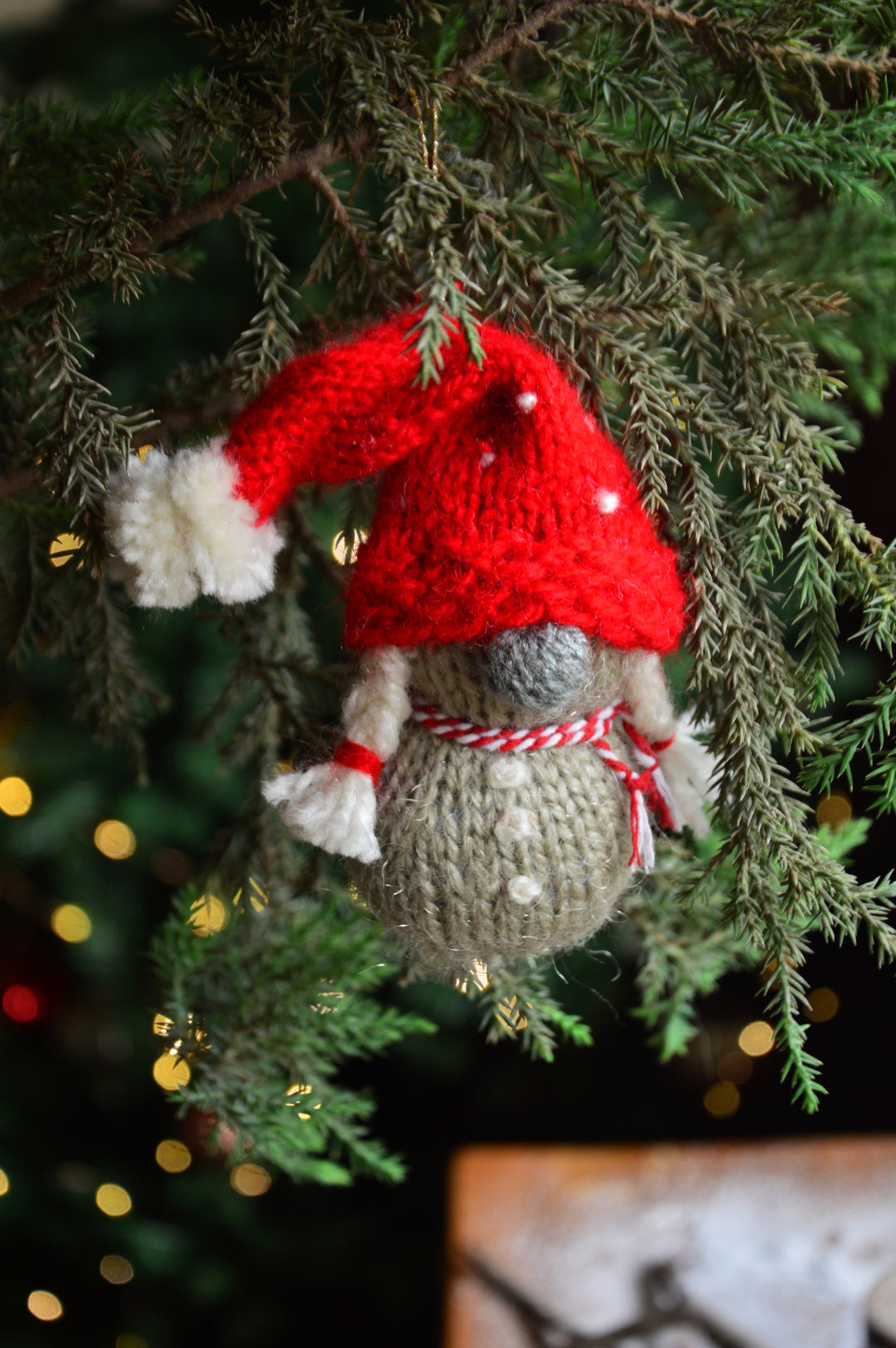 Monsieur Gnome | Woven Stories Handknit Ornaments