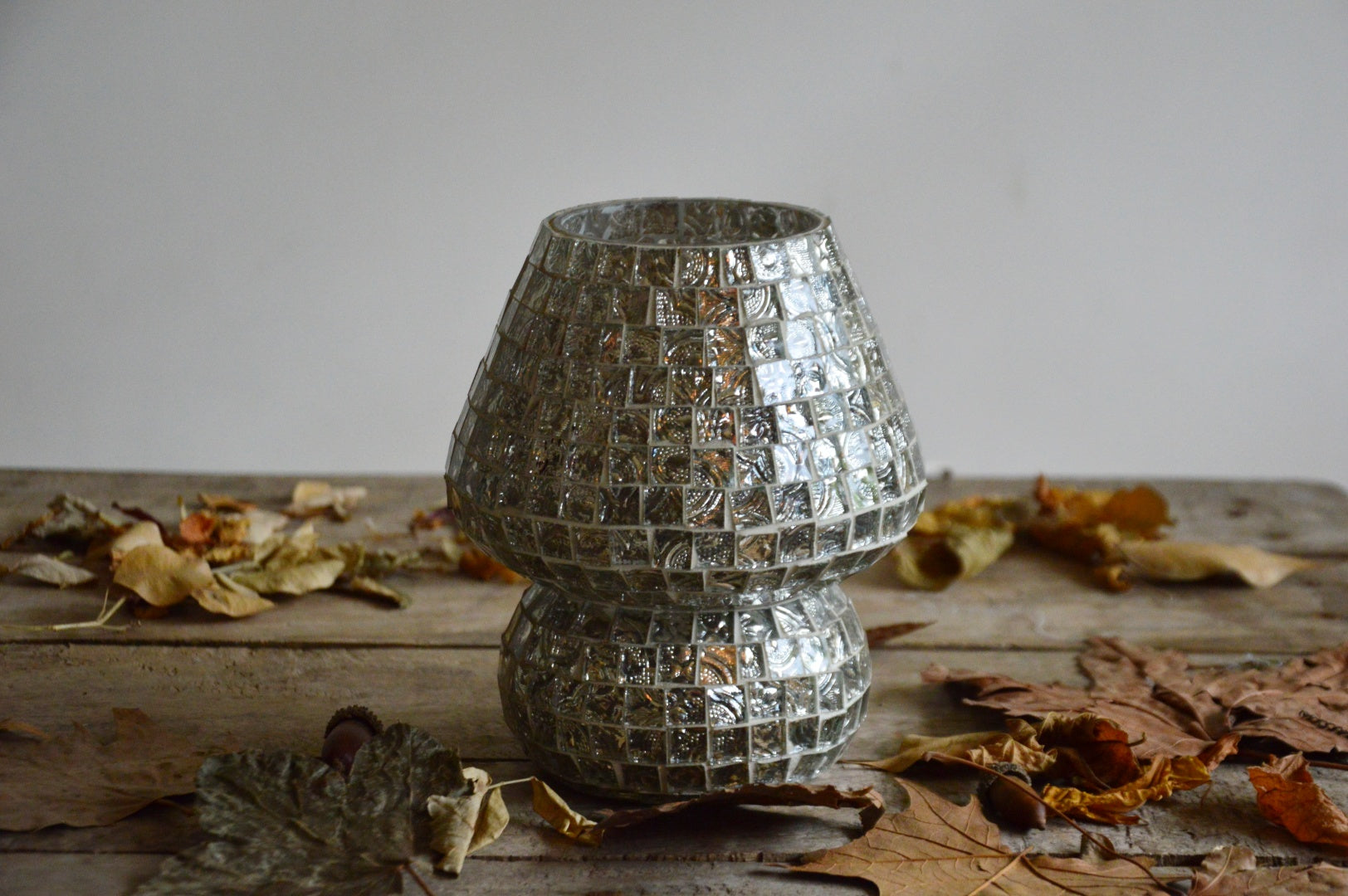 Mushroom Mosaic Lamp