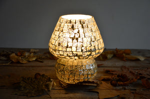 Mushroom Mosaic Lamp