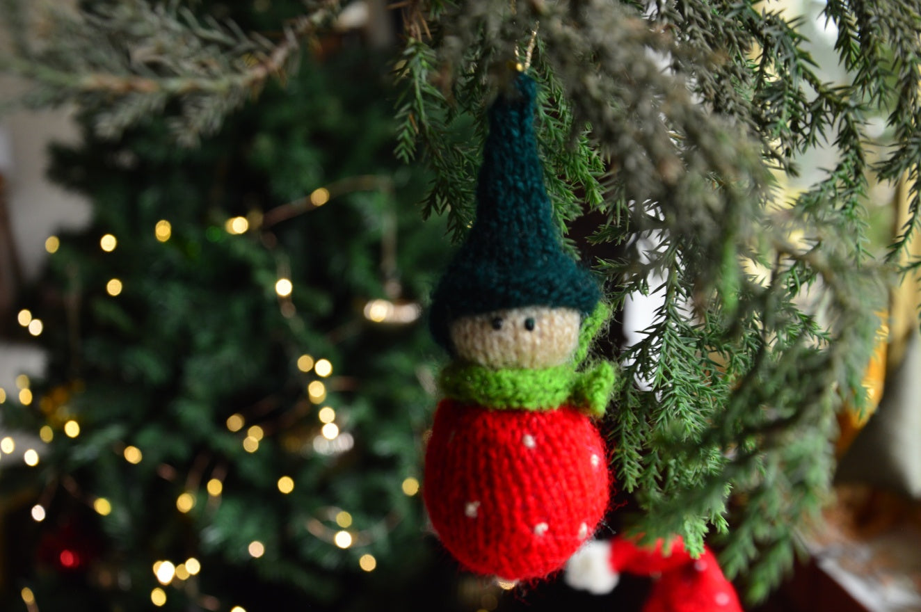 Joy the Pixie | Woven Stories Handknit Ornaments