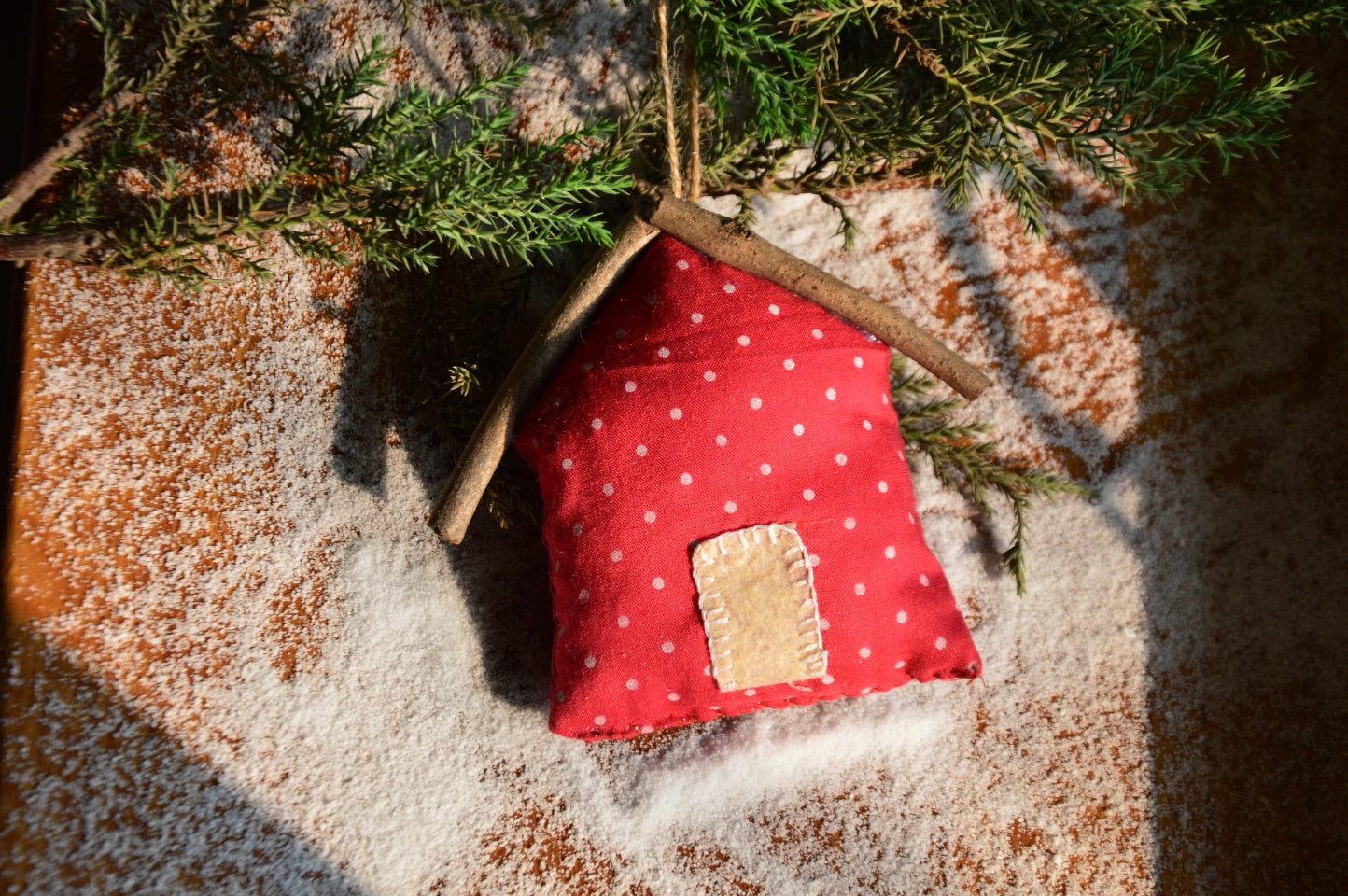 Fragrant Plush Cottage Ornament | Christmas Cottage