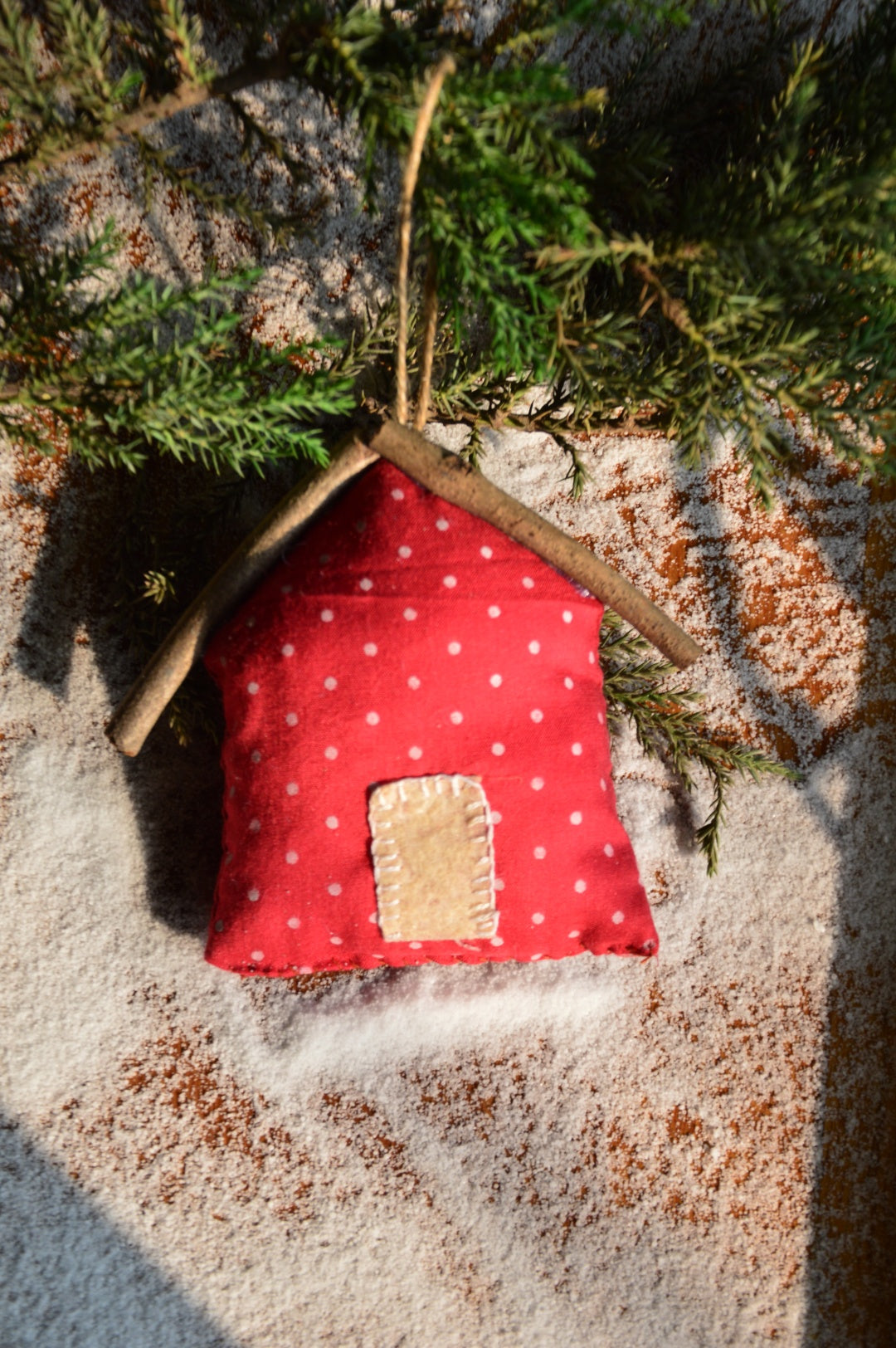 Fragrant Plush Cottage Ornament | Christmas Cottage