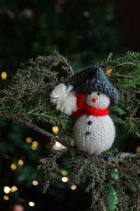 Snug The Snowman | Woven Stories Handknit Ornaments