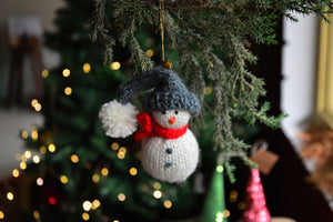 Snug The Snowman | Woven Stories Handknit Ornaments