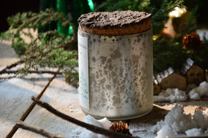 Winter Morning Snowfall | Frosted Silver 3 Wick Candle