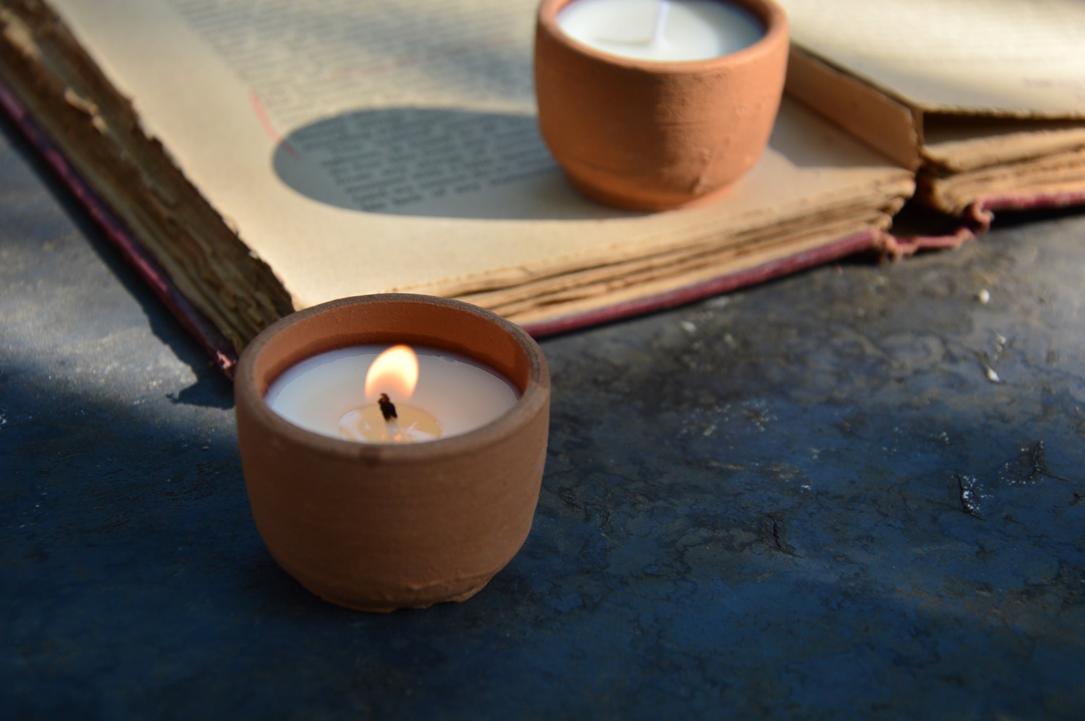 Dhara | Terracotta Tealights Basil