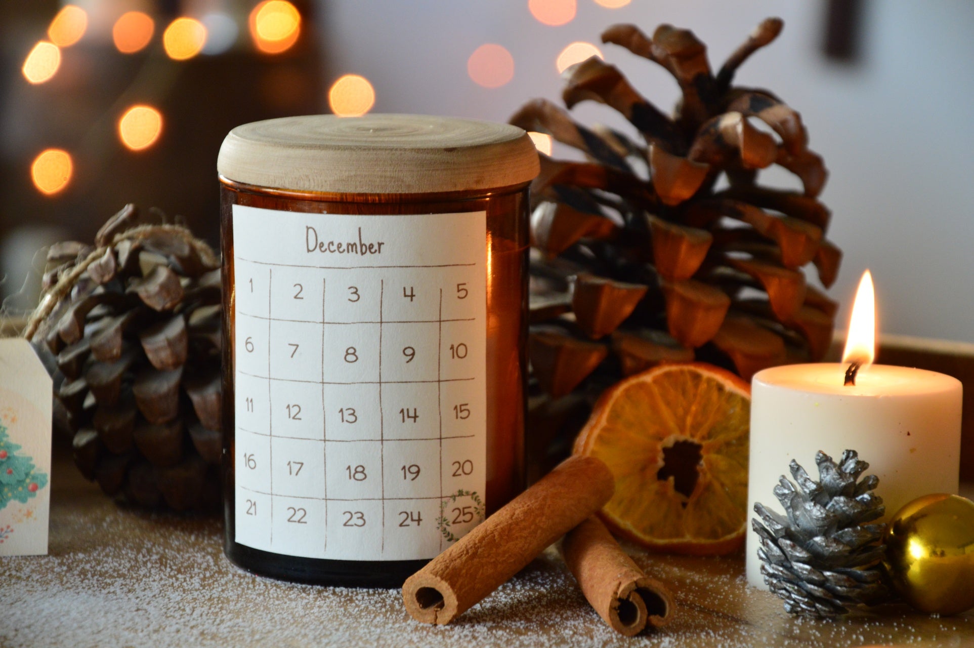 BLACK FRIDAY 20%Off Countdown To Christmas | Candle Votive