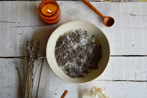 Calming Lavender Bath Salts & Foot Soak